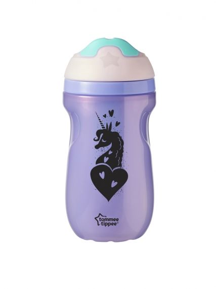 Tommee Tippee - Неразливаща се термо чаша с твърд накрайник 260ml. 12м+