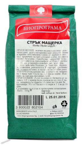 Билки СТРЪК МАЩЕРКА Биопрограма