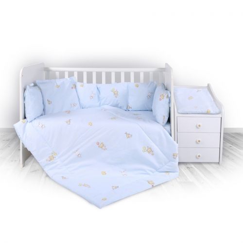 Lorelli Спален комплект за детско легло Trend Bear Party Blue