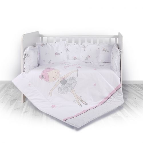 Lorelli Бебешки спален комплект Lily Ballet Pink