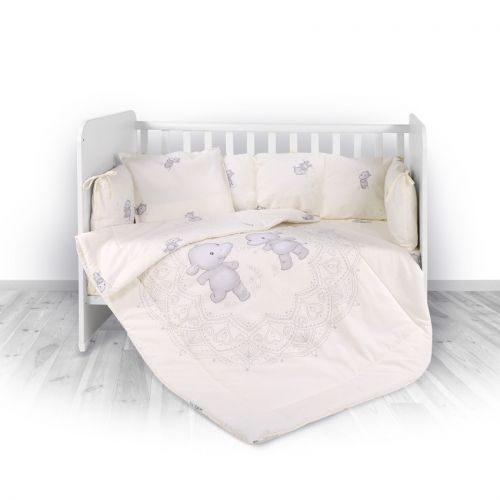 Lorelli Бебешки спален комплект Lily Hippo Beige
