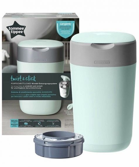 TOMMEE TIPPEE - Хигиенен кош за памперси Twist&Click Син
