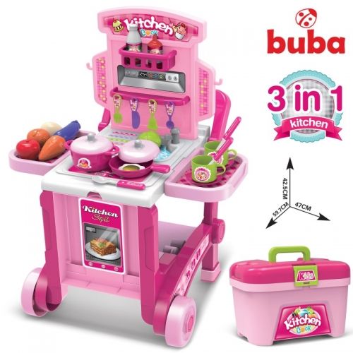 Buba Little Chef Детска кухня розова