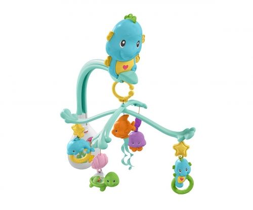 Fisher Price Музикална въртележка за легло Seahorse 