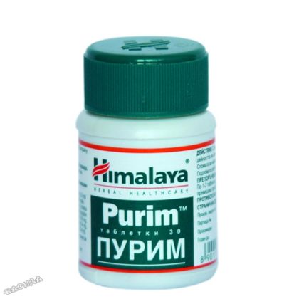 Himalaya Purim грижа за проблемна кожа 30 таблетки