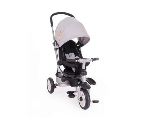 Kikka Boo - Детска триколка Vetta Phoenix Grey Melange Air wheels