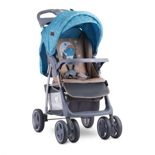 Lorelli FOXY  Бебешка количка Blue&Beige moon bear 