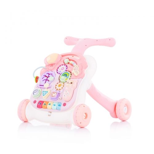 Chipolino Музикална играчка на колела 2 в 1 "Мулти" розова