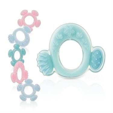 Nuby - Силиконова гризалка с кутийка 3м+ Етап 2 
