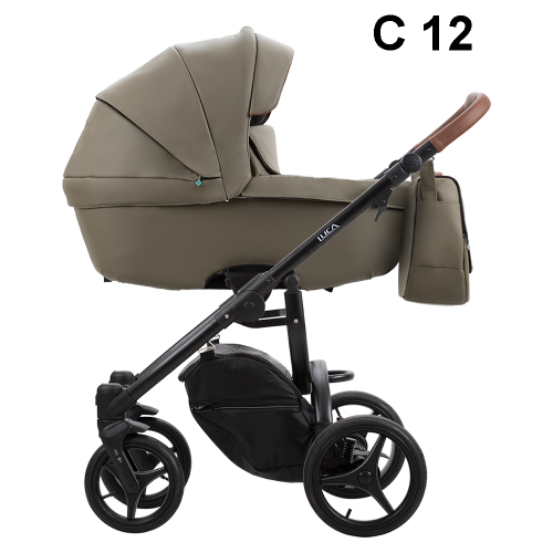 Bebetto - Комбинирана бебешка количка 2в1 Luca Pro Еко кожа C 12