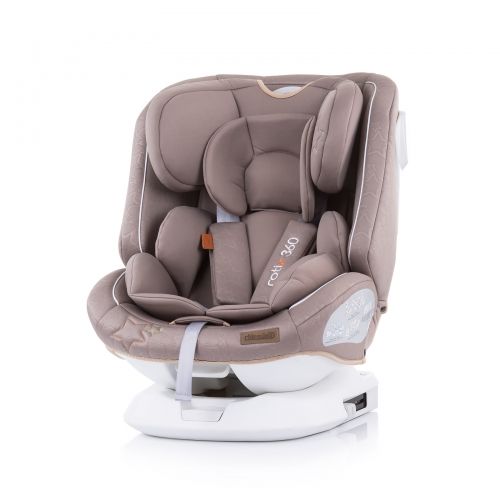 Chipolino - Стол за кола  Rotix 360ᵒ ISOFIX - latte