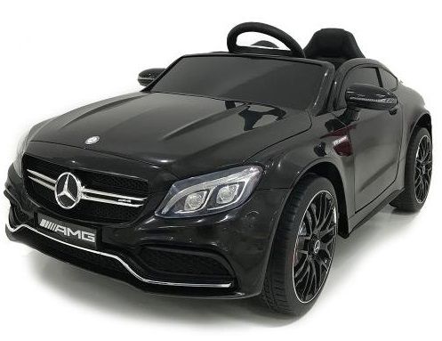 Мони - Акумулаторна кола Mercedes C63s Металик - Черна