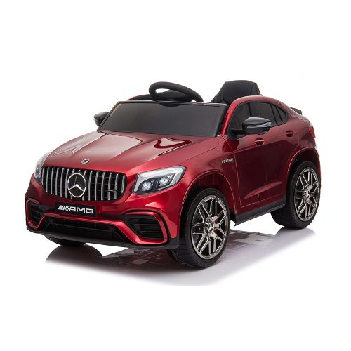 Мони - Акумулаторен джип Mercedes GLC63S AMG Металик Червено
