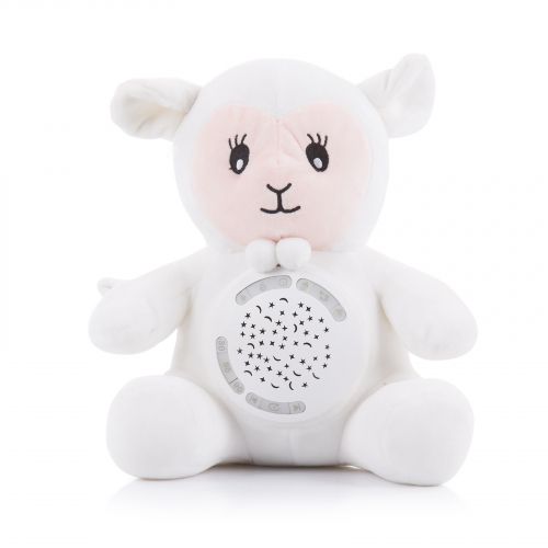 Chipolino Плюшена музикална играчка с проектор Агънце