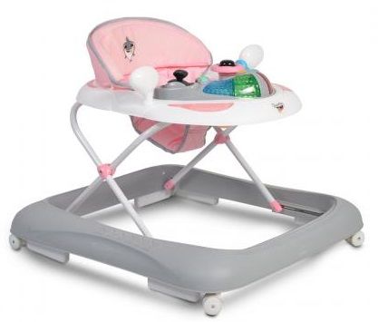 Мони Бебешка проходилка Sharky Pink