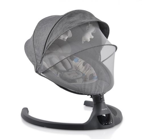 Cangaroo Бебешка люлка iSwing Dark Grey