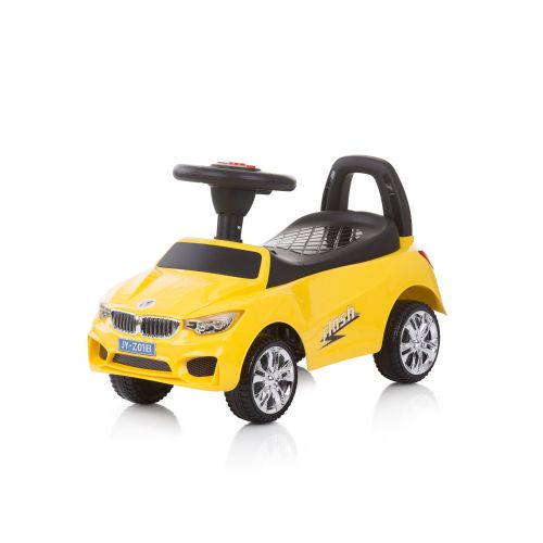 Детска кола за яздене Chipolino Ride-on Flash жълта