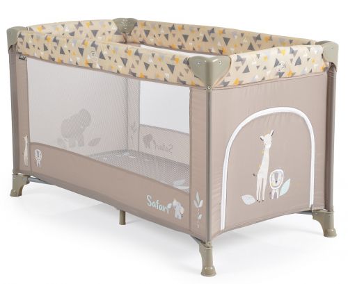 Moni - Детска сгъваема кошара Safari Beige