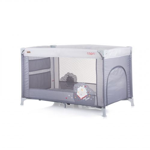 Chipolino КАПРИ сгъваема бебешка кошара platinum