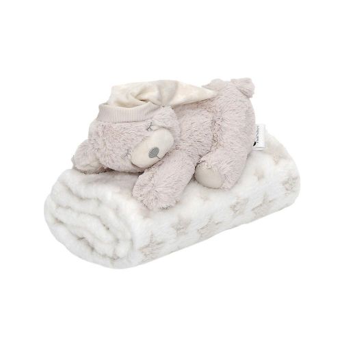 Interbaby Подаръчен сет одеяло и играчка Bear
