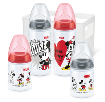 NUK FC Стартов сет шишета със кошница Mickey