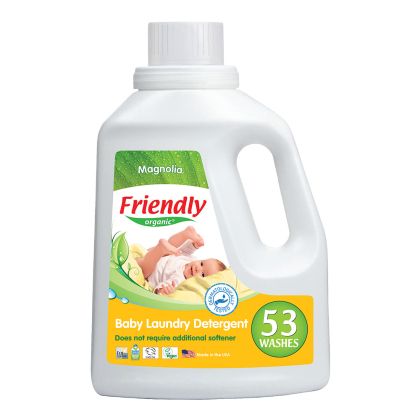 Friendly Organic Концентриран гел за пране с омекотител - магнолия, 1.57л