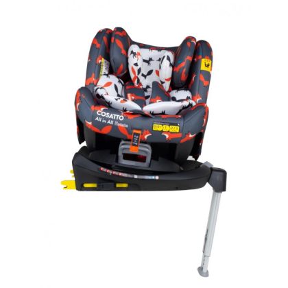 Cosatto Детско столче за кола All in All Rotate  Charcoal Mister Fox