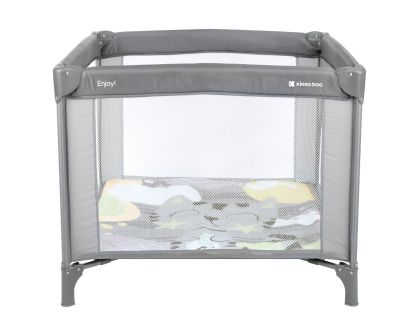 Kikka Boo Enjoy Детска кошара за игра Grey Cat