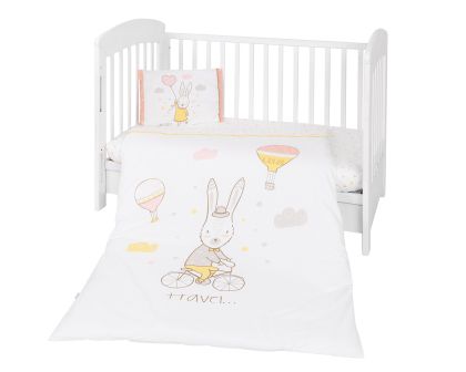 Kikka Boo Бебешки спален комплект 3 части Rabbits in Love