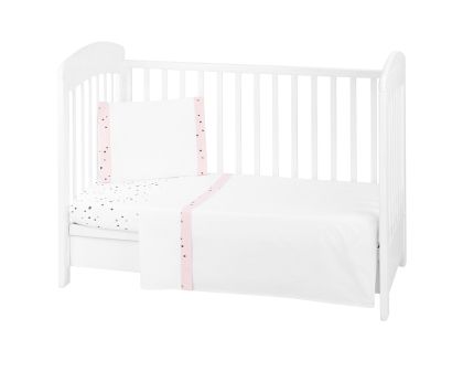 Kikka Boo Бебешки спален комплект 3 части 60/120 Bear with me Pink
