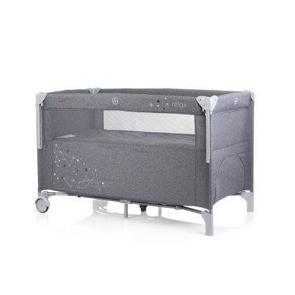 Chipolino Бебешка сгъваема кошара Relax glacier linen