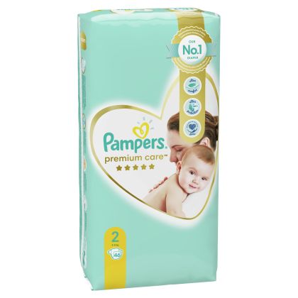 Pampers - Бебешки пелени Pampers Premium Care 2 *Mini 4-8кг.* 46бр.