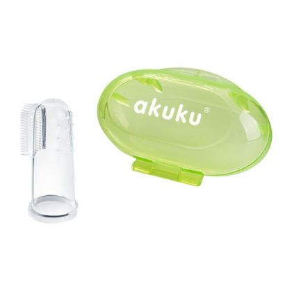 Akuku Накрайник за миене на зъби в кутия Green 