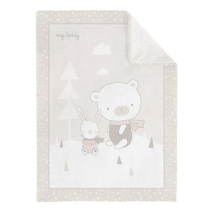 Kikka Boo - Меко бебешко одеяло My Teddy 110х140 см