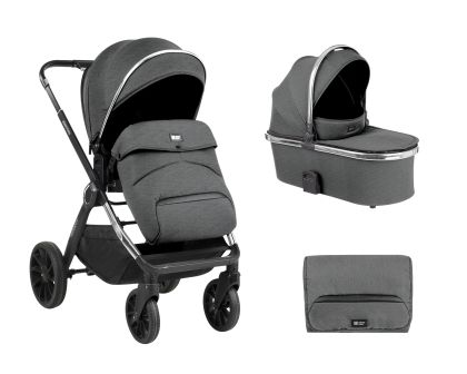Kikka Boo Бебешка количка 2в1 Tiffany Dark Grey