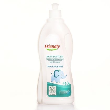 FRIENDLY ORGANIC Препарат за ръчно измиване на бебешки шишета и съдове