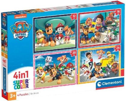  Clementoni Пъзел 4 в 1  Paw Patrol