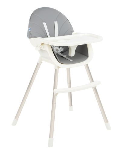 Kikka Boo - Стол за хранене Multi 3в1Steel Grey