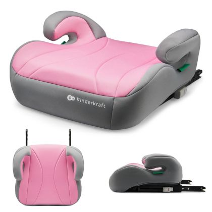 KinderKraft I-BOOST бустерна седалка за кола розова