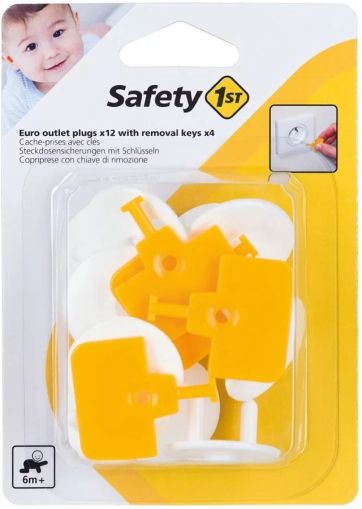Safety 1 -  Предпазители 12 бр. за контакт с ключ за премахване 