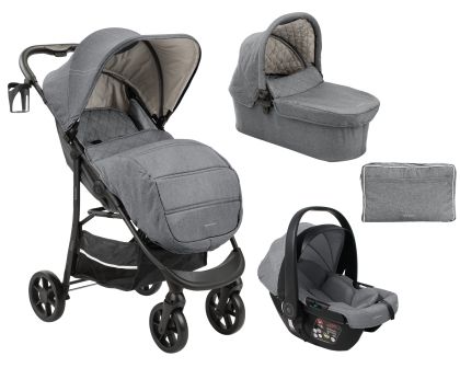 Kikka Boo Комбинирана количка 3в1 Selina Light Grey 2024