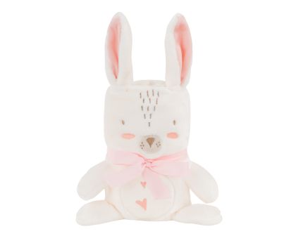 Kikka Boo 3D Бебешко поларено одеяло Rabbits in Love