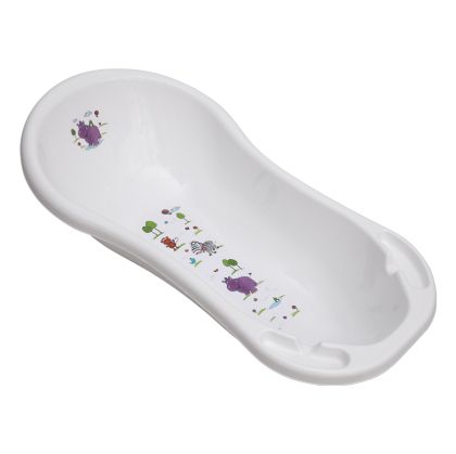Бебешка вана за къпане 100 см Lorelli HIPPO White
