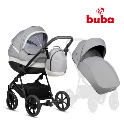 BUBA  ZAZA2 2в1 бебешка количка 625 Warm Grey