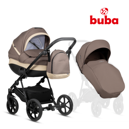BUBA  ZAZA2 2в1 бебешка количка  024 Coffee Brown