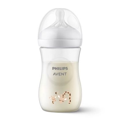 Philips AVENT - Шише на хранене Natural Response 260 мл. Жирафи