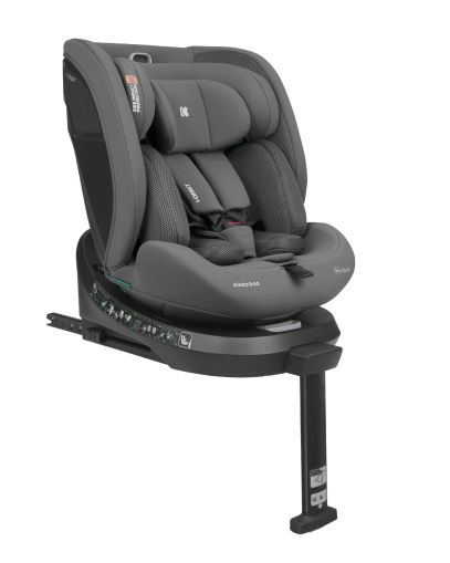 Kikka Boo - Стол за кола i-Orbit i-SIZE 360 Dark Grey