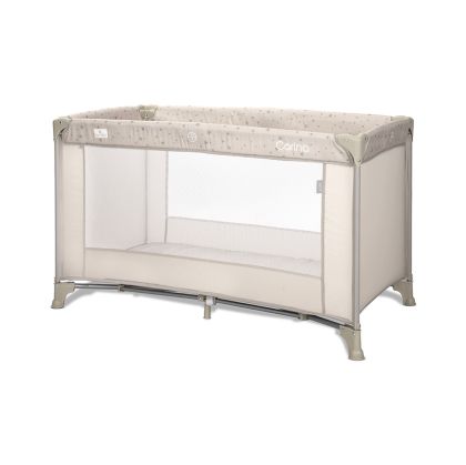 Lorelli Бебешка сгъваема кошара Carina beige stras