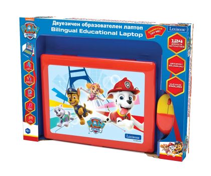 Lexibook Образователен двуезичен лаптоп Пес Патрул
