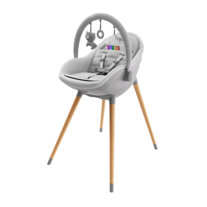 KinderKraft FINI UP столче за хранене grey